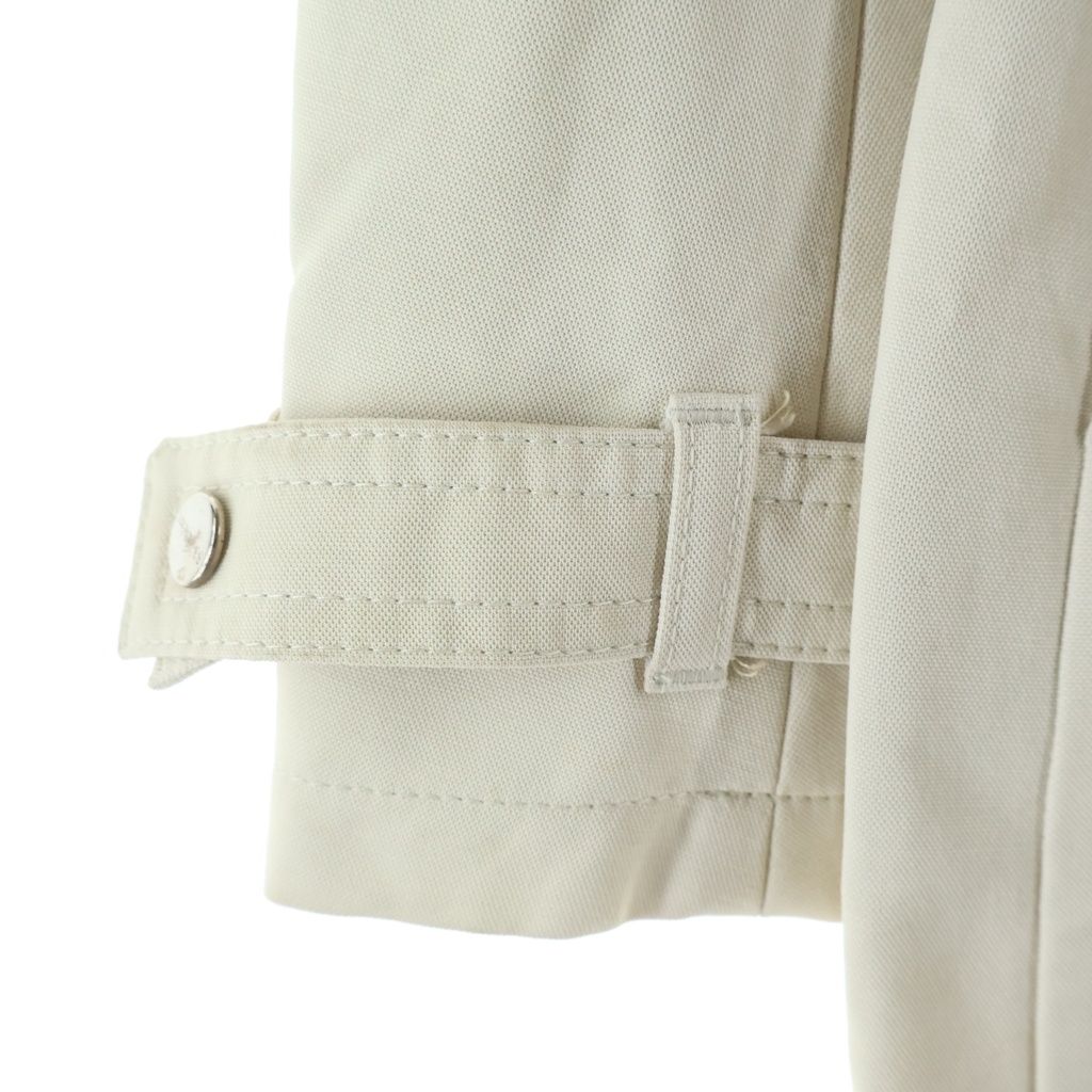 Max Mara S Double Breasted per Dead Ohlin Zip Up Coat Ivory — view 6