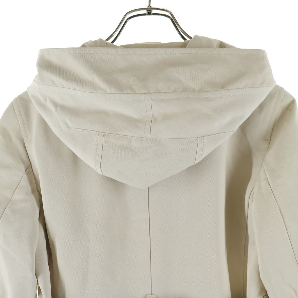 Max Mara S Double Breasted per Dead Ohlin Zip Up Coat Ivory — view 4