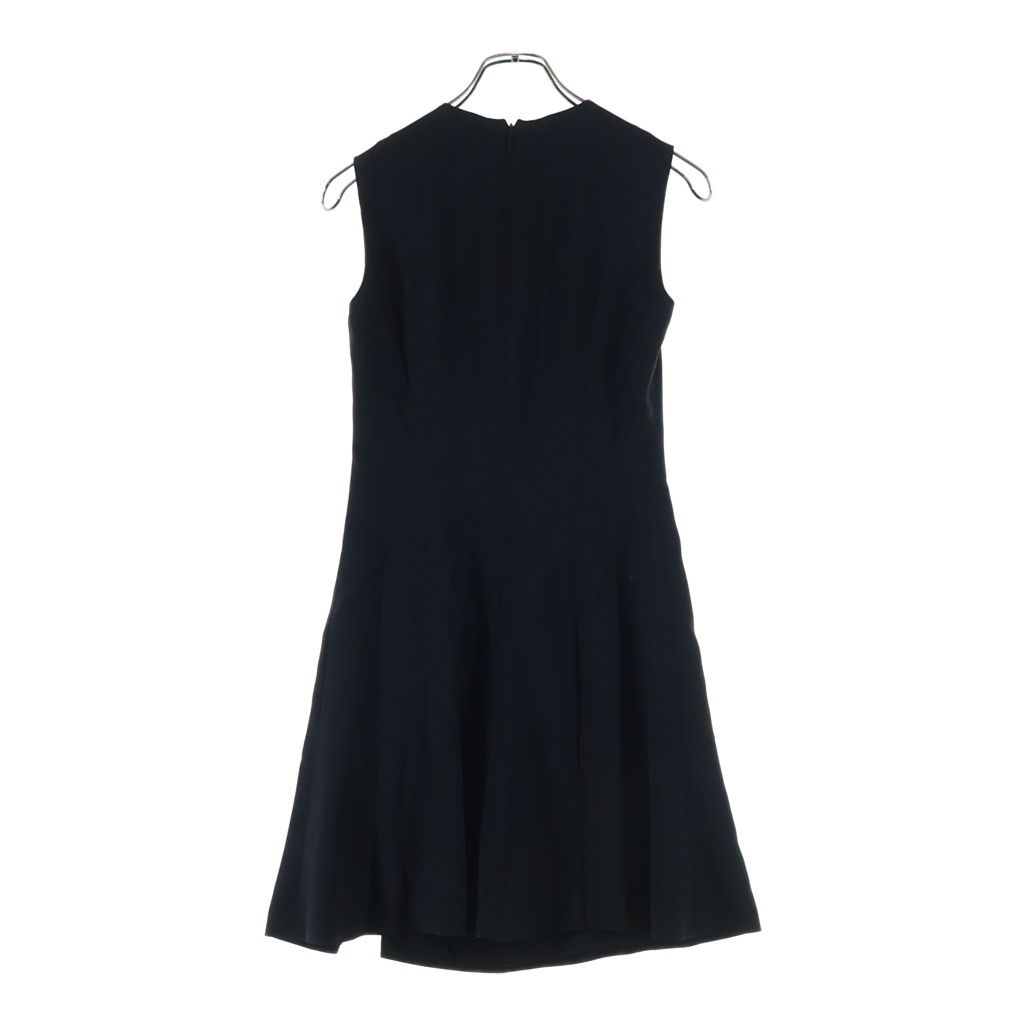Versace Medusa Button Little Sleeve Dress Black — view 2