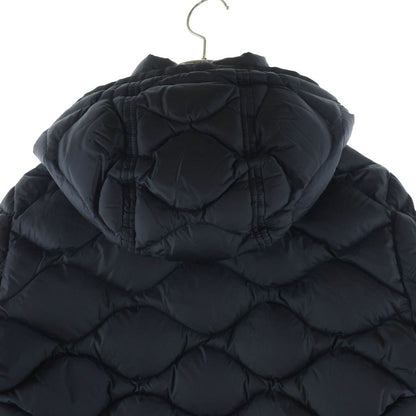 Moncler Morandiere Patch Logo Hooded Down Jacket Black — view 4