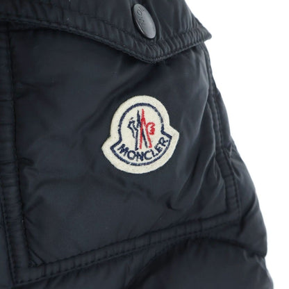 Moncler Morandiere Patch Logo Hooded Down Jacket Black — view 5