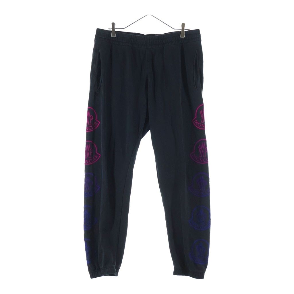 Moncler Side Logo Track Pants Gradient Sweatshirt Black