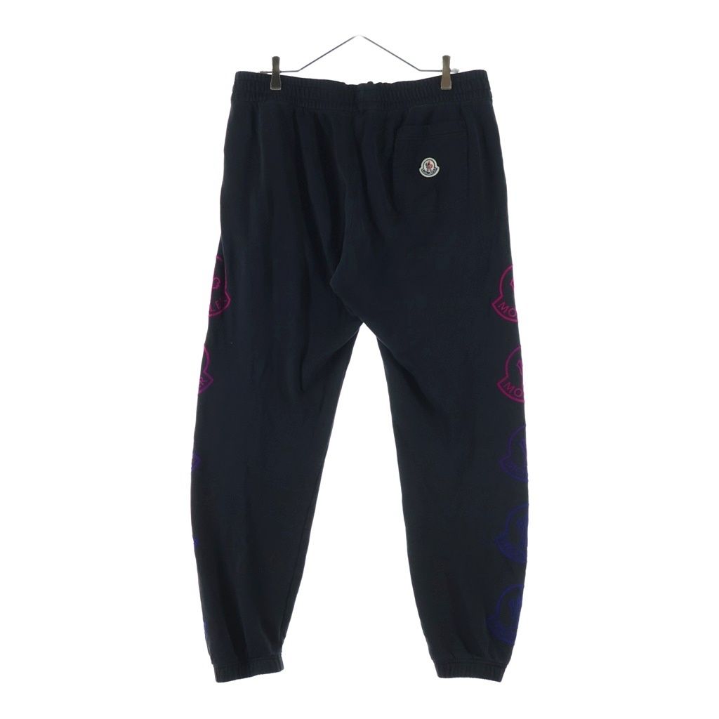 Moncler Side Logo Track Pants Gradient Sweatshirt Black — view 2