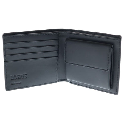 Loewe Puzzle Bifold Wallet Compact Card Case Black Leather — view 4