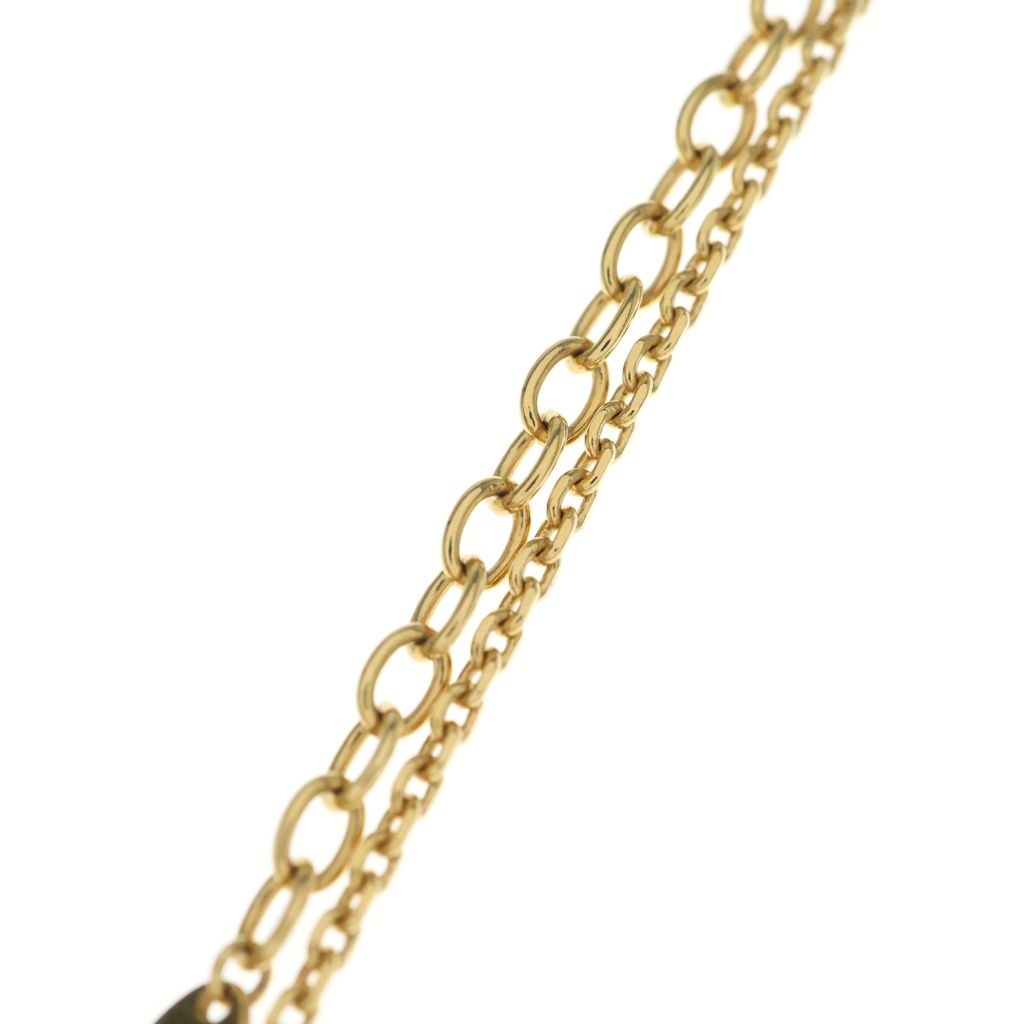 Louis Vuitton Blue Ming Pearl Necklace Gold — view 4