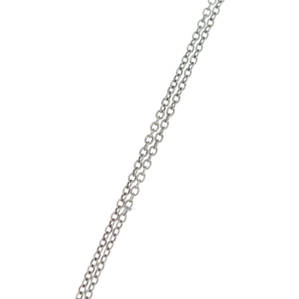 Tiffany & Co Elsa Peretti Teardrop Necklace Platinum Pendant — view 4