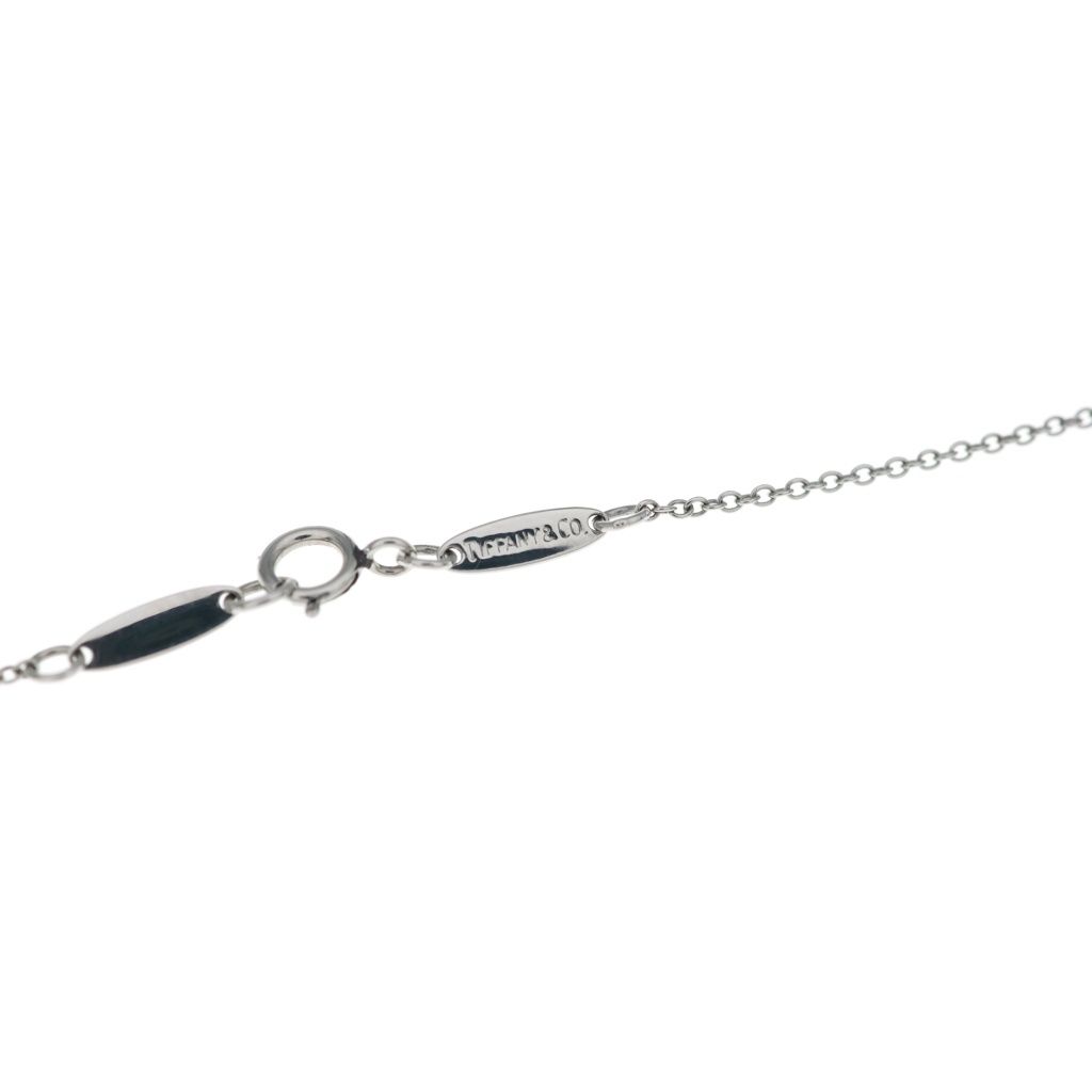 Tiffany & Co Elsa Peretti Teardrop Necklace Platinum Pendant — view 5