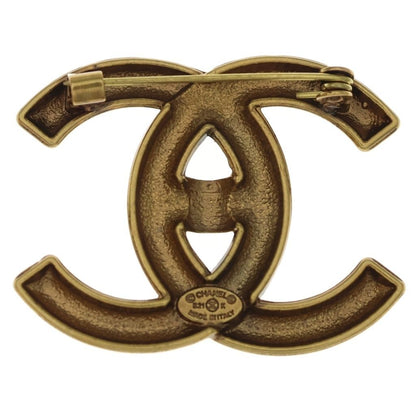 Chanel CC Logo Brooch Gold 21k — view 2