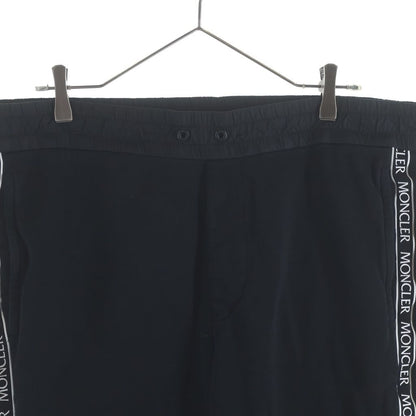 Moncler Pantalone Side Tape Logo Cotton Sweatpants Sweatshirt Pants Black — view 3
