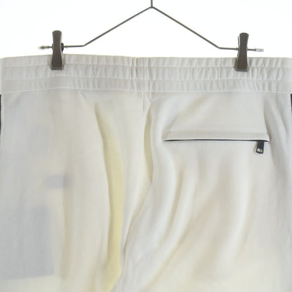 Moncler Sweatshirt Bottom Side Logo Print Sweatpants Pants White — view 4