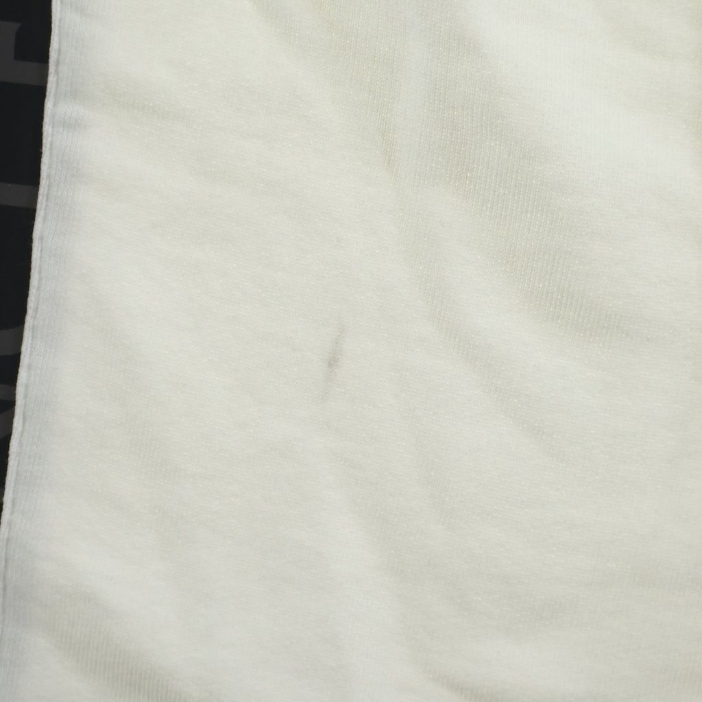 Moncler Sweatshirt Bottom Side Logo Print Sweatpants Pants White — view 5
