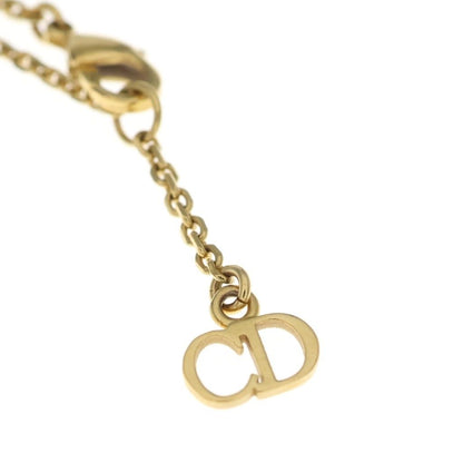 Dior Clair D Lune CD Logo Rhinestone Bracelet Gold — view 5