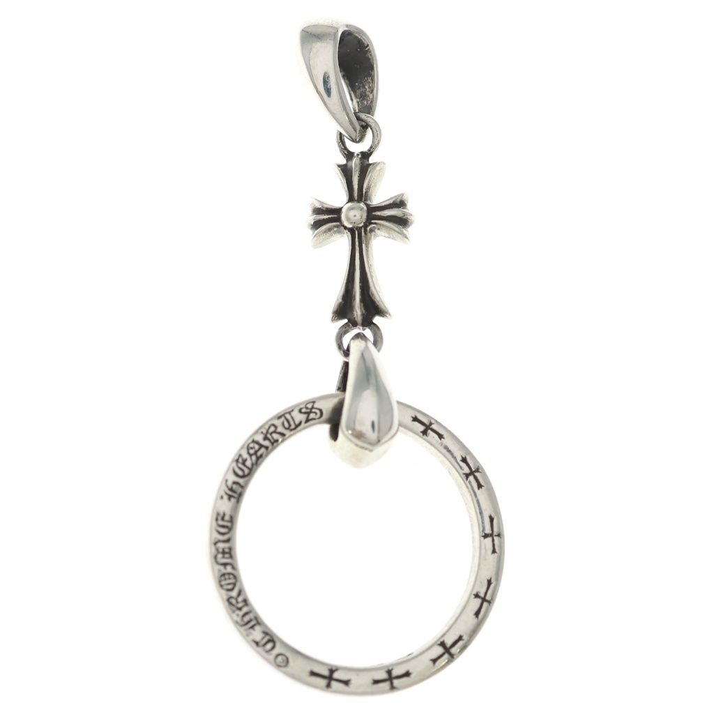 Chrome Hearts Ewlp Ntfl Bbf Baby Fat Cross Eyewear Pendant Silver