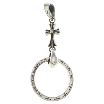 Chrome Hearts Ewlp Ntfl Bbf Baby Fat Cross Eyewear Pendant Silver