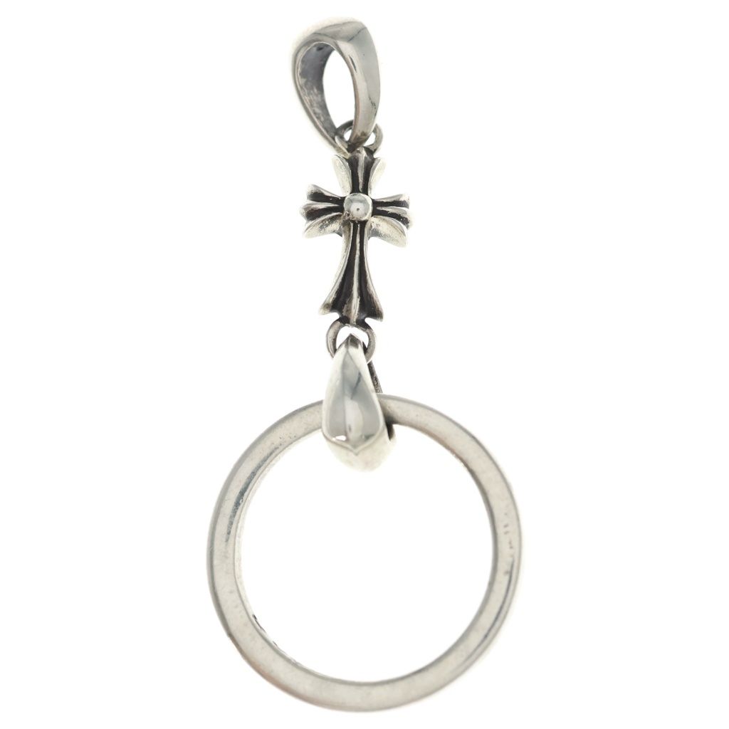 Chrome Hearts Ewlp Ntfl Bbf Baby Fat Cross Eyewear Pendant Silver — view 2