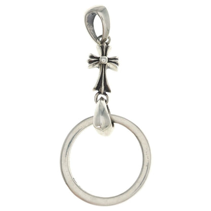 Chrome Hearts Ewlp Ntfl Bbf Baby Fat Cross Eyewear Pendant Silver — view 2