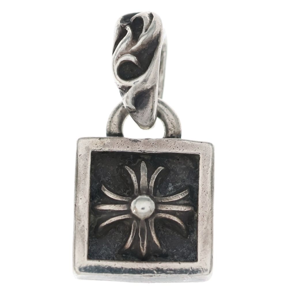 Chrome Hearts Framed CH Plus Charm Pendant Silver