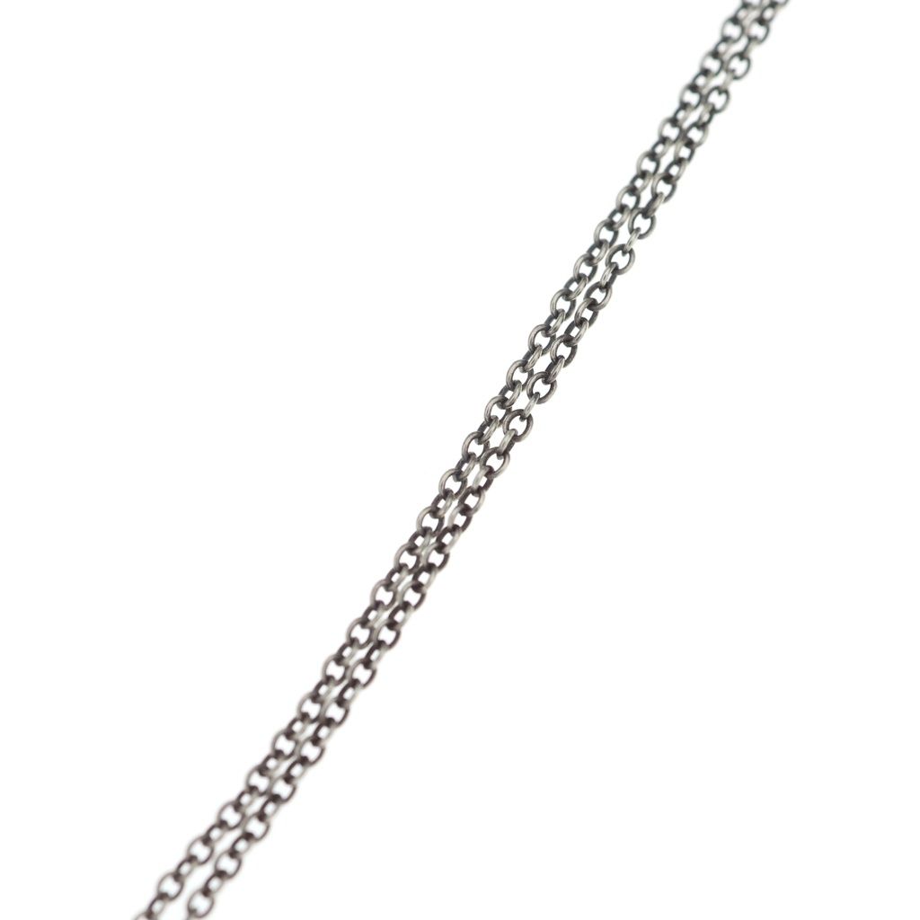 Tiffany & Co Open Heart Necklace Pink Saffiano Silver — view 4