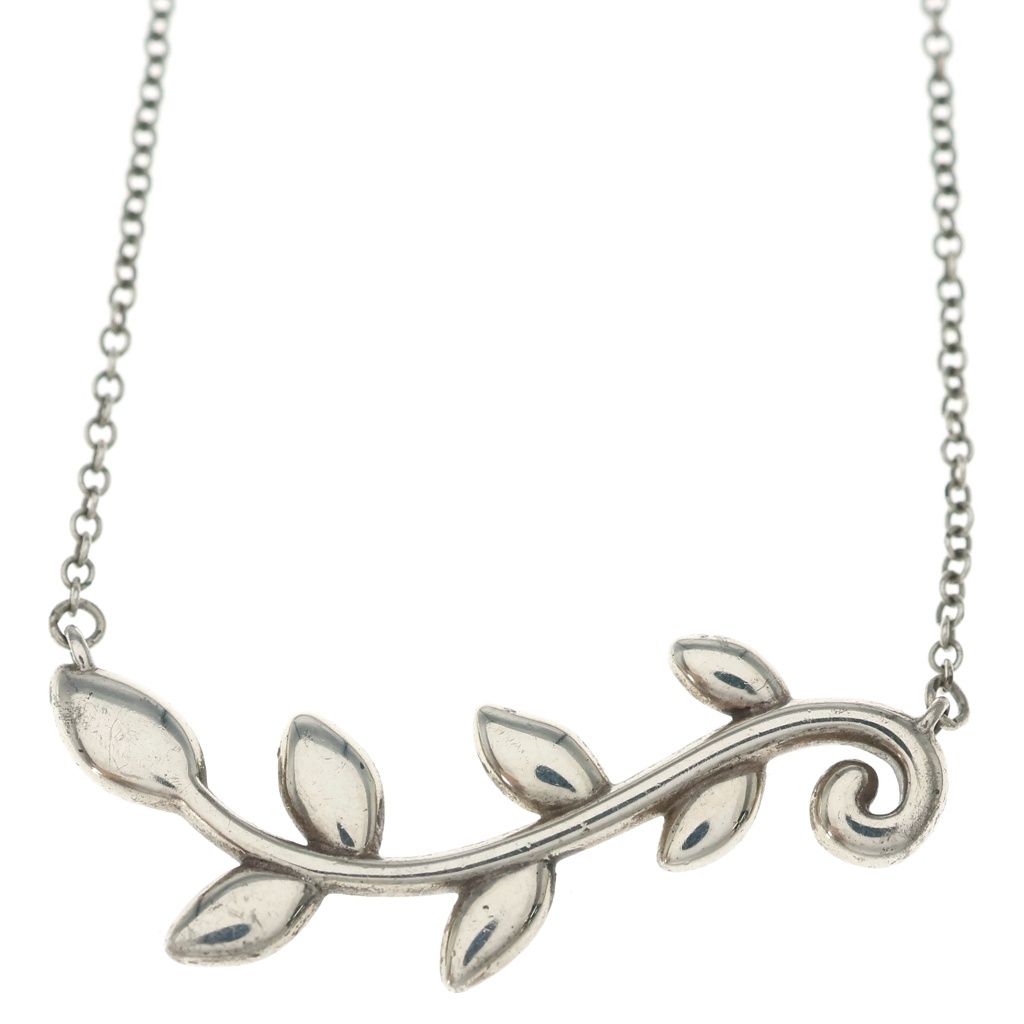 Tiffany & Co Paloma Picasso Olive Leaf Vine Necklace — view 3