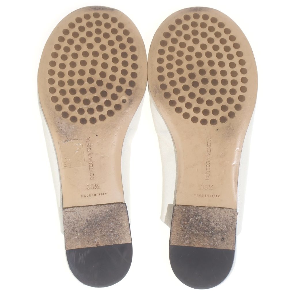 Bottega Veneta Leather Mules White 381 — view 5