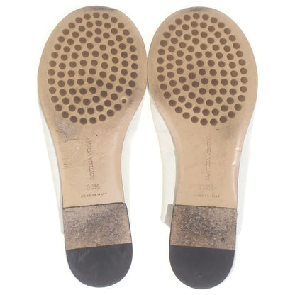 Bottega Veneta Leather Mules White 381 — view 5