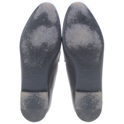 Chanel Chain Loafers Black 37c with CC Logo Charm — view 5