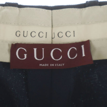 Gucci GG Wool Pants Trousers Navy 38 — view 6