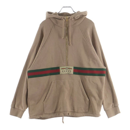 Gucci Sherry Cotton Hoodie Beige