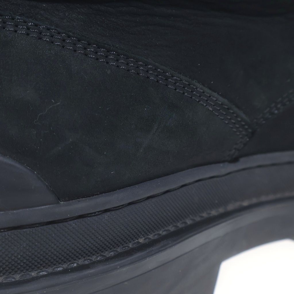Dior Oblique Embossed Leather Lace Up Work Short Boots Black — view 6