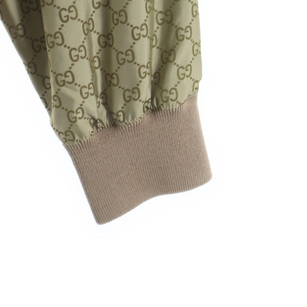 Gucci GG Pattern Nylon Light Jacket Gold Silver — view 5