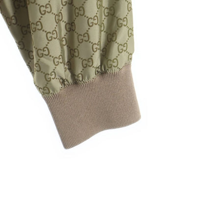 Gucci GG Pattern Nylon Light Jacket Gold Silver — view 5