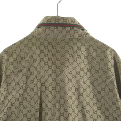 Gucci GG Pattern Nylon Light Jacket Gold Silver — view 4
