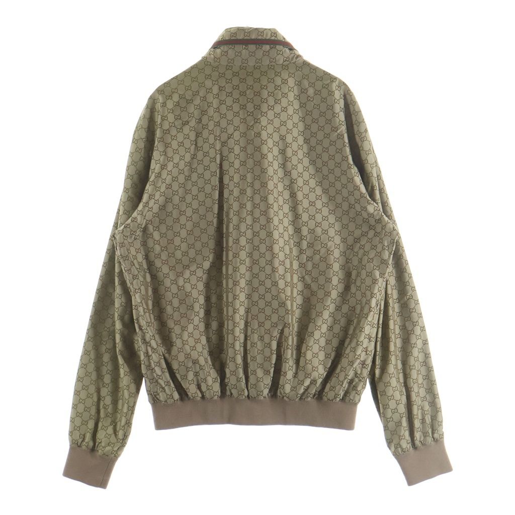 Gucci GG Pattern Nylon Light Jacket Gold Silver — view 2