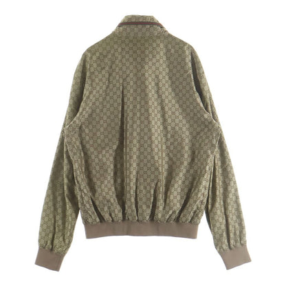 Gucci GG Pattern Nylon Light Jacket Gold Silver — view 2
