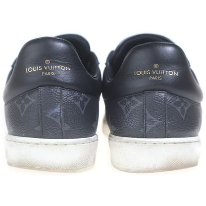 Louis Vuitton Luxembourg Line Monogram Eclipse Lace Up Sneakers Black — view 3