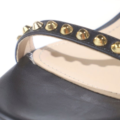 Prada Black Studded Sandals — view 6