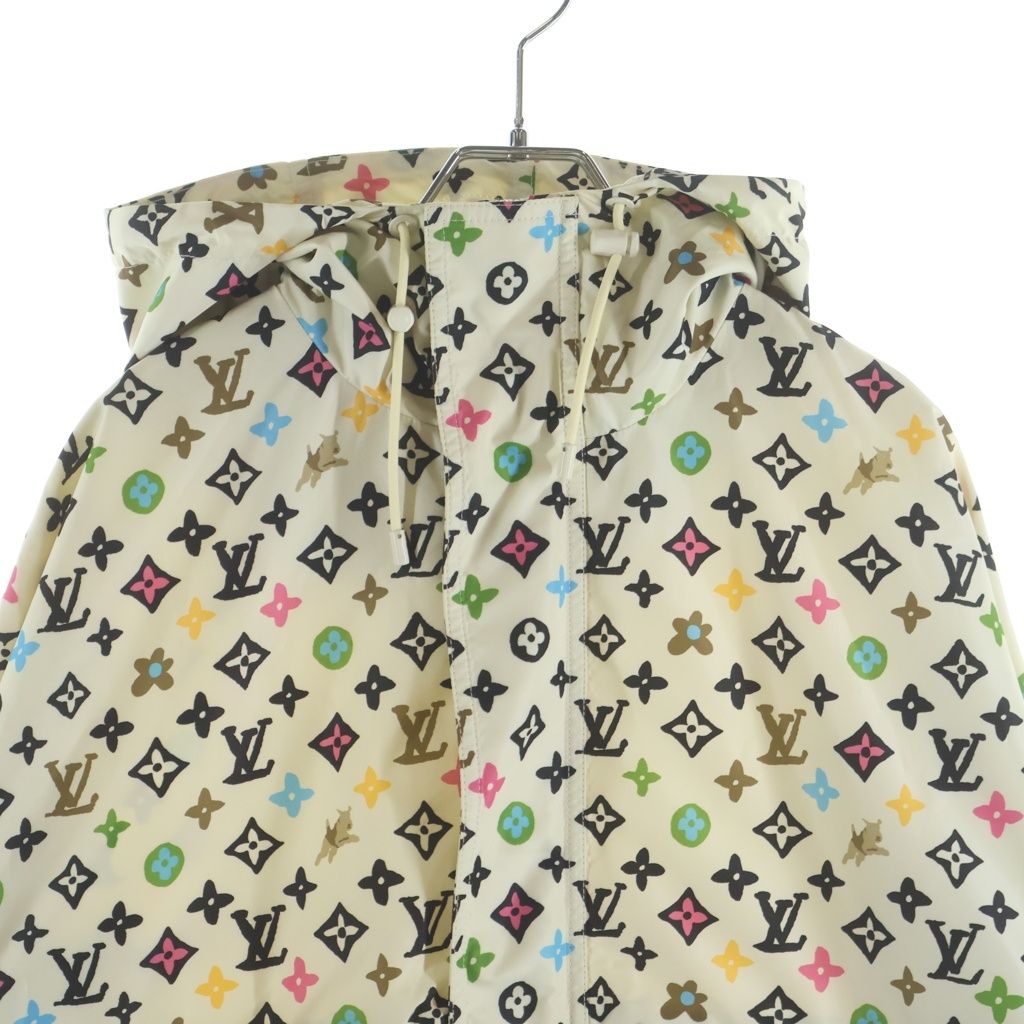 Louis Vuitton Tyler the Creator Windbreaker Hood Jacket Ksv Beige Multicolor — view 3