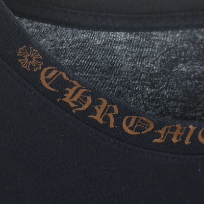 Chrome Hearts Neck Logo L S Tee Print Long Sleeve T-Shirt Black Brown — view 6