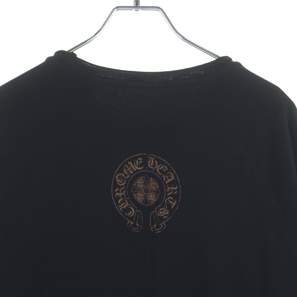 Chrome Hearts Sleeve Floral Print Long T-Shirt Black Brown — view 4