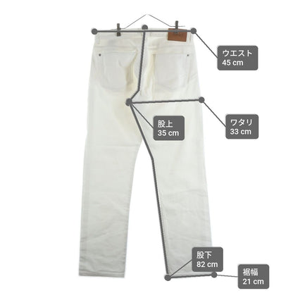 Versace Regular Fit Denim Pants White — view 9