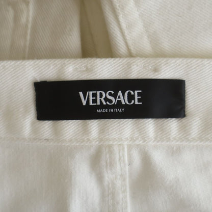 Versace Regular Fit Denim Pants White — view 7
