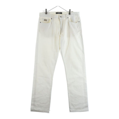 Versace Regular Fit Denim Pants White