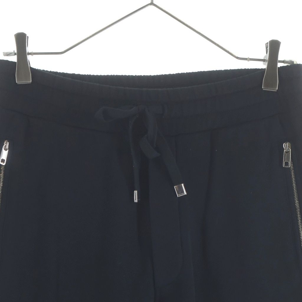 Dolce & Gabbana Logo Plate Zip Pocket Sweatshirt Track Easy Pants Black — view 3
