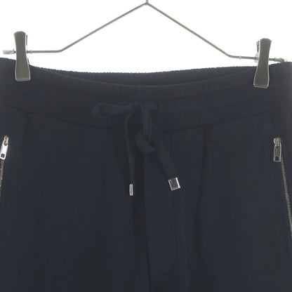 Dolce & Gabbana Logo Plate Zip Pocket Sweatshirt Track Easy Pants Black — view 3