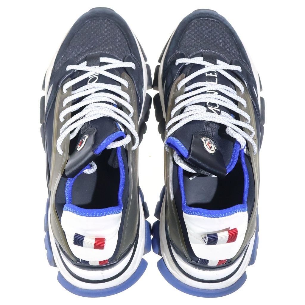Moncler Trevor Scarpa Mesh Low Cut Sneakers Black — view 4
