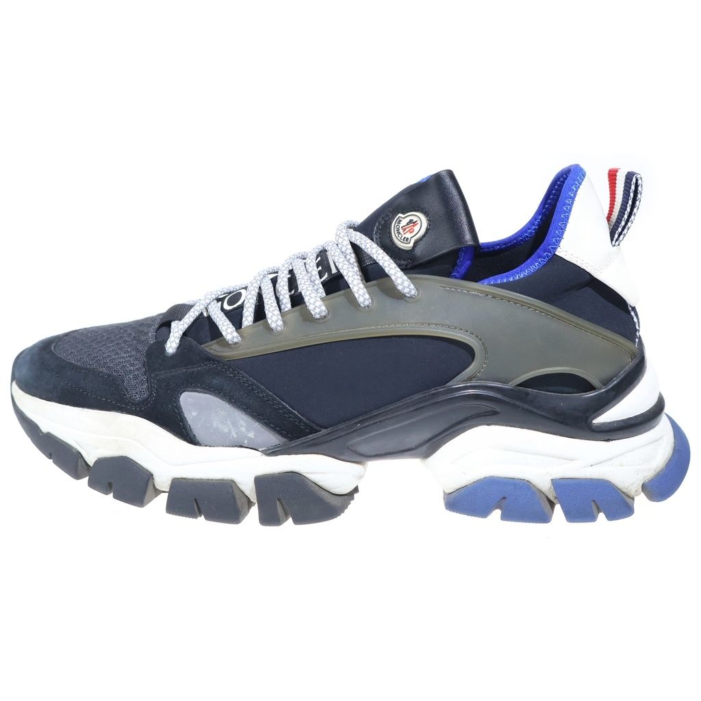 Moncler Trevor Scarpa Mesh Low Cut Sneakers Black