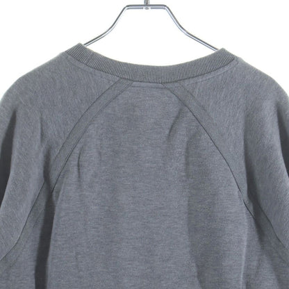 Louis Vuitton Arm Reflective Logo Print Crew Neck Pullover Sweatshirt Gray — view 4