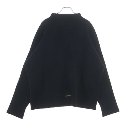 Chrome Hearts Calf Hair Cross Patch High Neck Knit Sweater Black — view 2