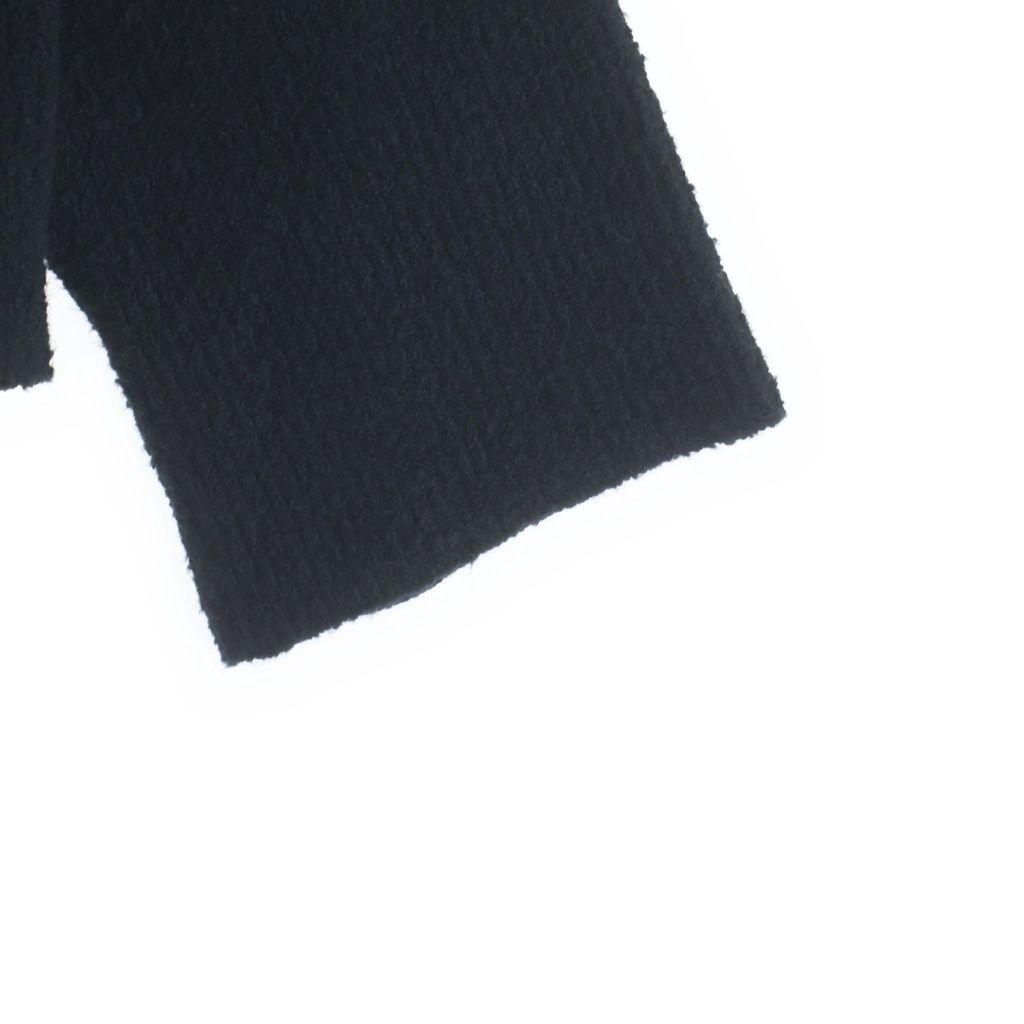 Chrome Hearts Calf Hair Cross Patch High Neck Knit Sweater Black — view 5