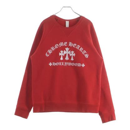 Chrome Hearts Not Cemetery Cross Embroidery Crew Neck Pullover Sweatshirt